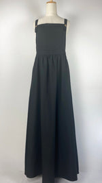 Apron Maxi Dress, Black