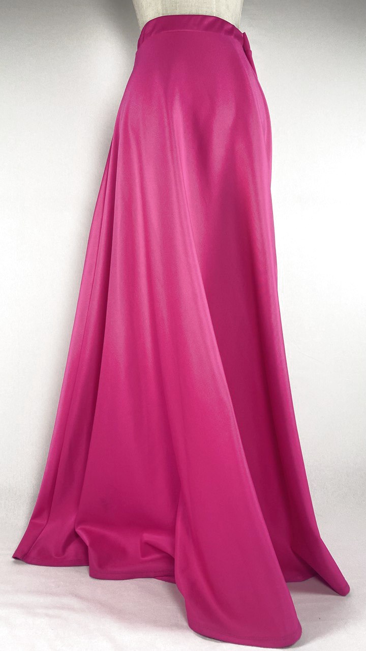 Regal Maxi Skirt, Hot Pink