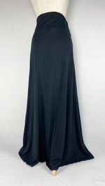 High Waist Maxi Skirt, Black