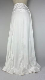 High Waist Maxi Skirt, White