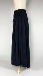 Envelope Maxi Skirt, Black