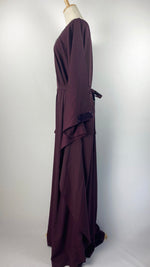 Batwing Kaftan Abaya+ with Beading and Sequins, Purple