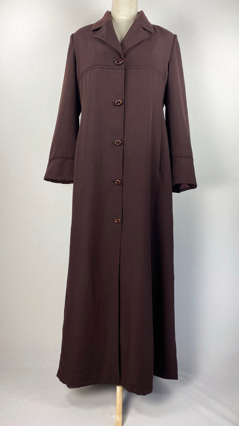 Long Sleeve Button Up Abaya+ Jilbab, Purple