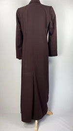 Long Sleeve Button Up Abaya+ Jilbab, Purple