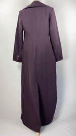 Long Sleeve Button Up Abaya+ Jilbab, Purple