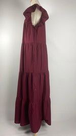 Sleeveless Maxi Dress, Maroon