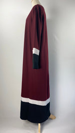 Long Sleeve Maxi Sweater Dress, Maroon