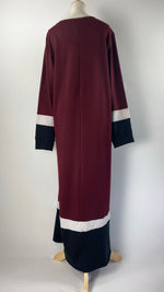 Long Sleeve Maxi Sweater Dress, Maroon