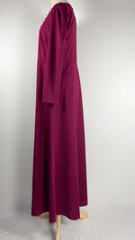 Long Sleeve Maxi Dress with Pearls, Pink