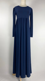 Long Sleeve Maxi Dress, Navy