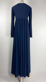 Long Sleeve Maxi Dress, Navy