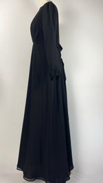 Long Sleeve Maxi Dress, Black