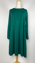 Long Sleeve Knee Length Top, Green