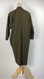 3/4 Sleeve Knee Length Top, Olive