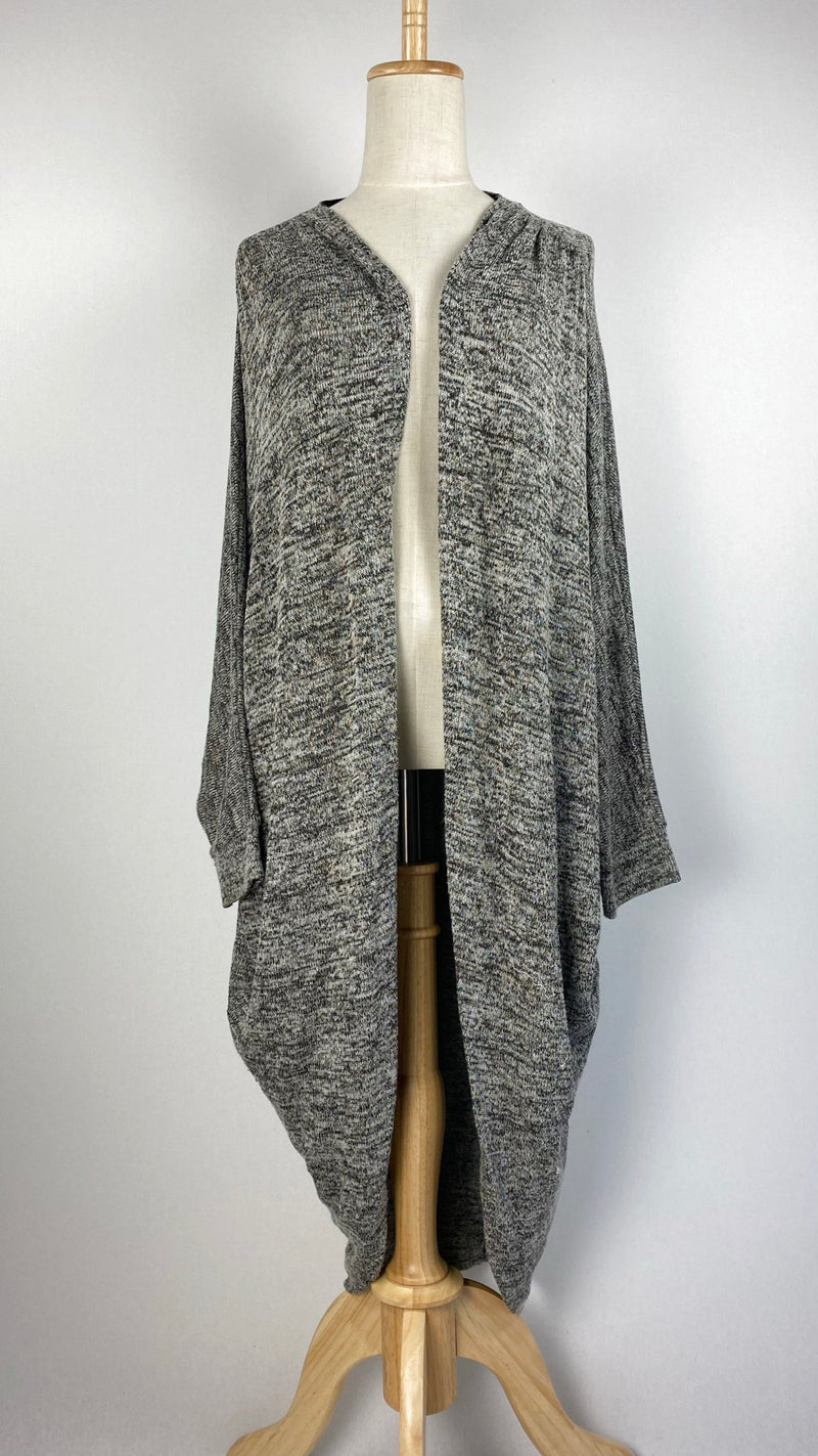 Long Sleeve Open Cardigan, Gray