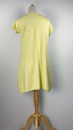 Cap Sleeve Hip Length Top, Yellow