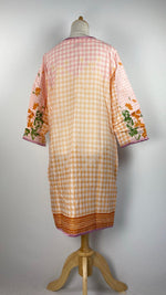 Long Sleeve Printed Kurta, Pink